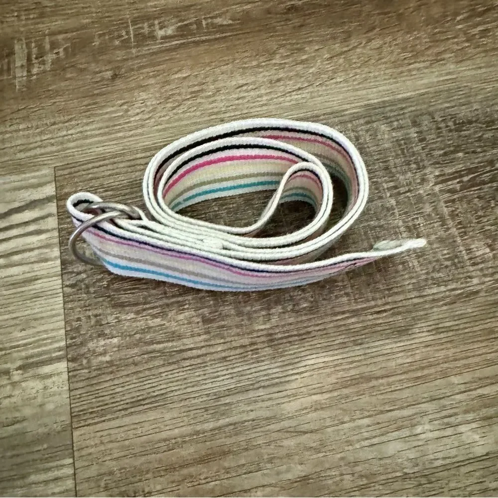 Unbranded Multicolored Canvas Belt Size Medium/Large